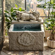 Garden outdoor fish pond landscape rockery fountain terrace garden turtle pond Pixiu Feng Shui tank flowing ornaments 6629 flowing water landscape combination