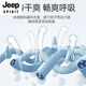 JEEP SPIRIT冰丝夏季短袖衬衫男2025薄款凉感弹力速干半袖衬衣潮流印花上衣服 7029白色 M 90-110斤