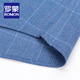 ROMON flannel plaid cotton shirt men's spring and autumn business casual middle-aged warm brushed shirt cotton dad wear 2W77057-1 41 / suitable for 145-155 Jin Jin equals 0.5 kg