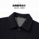 Hodo heavy wool autumn and winter wool coat men's wide and stylish woolen coat business casual windbreaker jacket