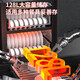 Wanbao built-in disinfection cabinet for home use 15% national subsidy Small kitchen tableware three-layer multi-functional 128L large capacity high-temperature disinfection cupboard three-layer two-star 120L black handle three-layer + 5 functions + high temperature + negative ions