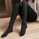 Sunshine Leg Socks Magic Women's Autumn and Winter All-in-One Pants Plus Velvet Thickened Imitation Nylon Leggings Warm Pants Pantyhose for Outerwear with Feet-Skin Color Velvet Style 5-20 One Size (Recommended 80-140 Jin Jin is equal to 0.5 kg)