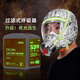 Zhongjia Woan filtered fire-fighting self-rescue respirator tzl30 mask fire-proof and smoke-proof gas mask household 3C fire escape household three-person protection escape suit 3c certification