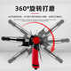 Quwudou customized pneumatic belt sander hand-held grinder grinder grinder wheel wire drawing machine belt ring machine strip grinder tool [original] Shilijia 6623 belt sander 20*520