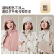 JIUMU pure wool warm scarf, hat and gloves three-piece set for women, winter birthday and New Year gift for girls in gift box