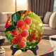 Jiali YouBao Apertura de regalos Regalos para personas Apersos de apertura Decoración del hogar Pintura Foto marco de la sala de estar Mesa de entrada de la oficina Gabinete de vino Movimiento 1049 Auspicioso Ruyi Large (29 cm) con soporte