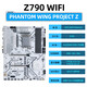 Erying Motherboard / Z690 White Computer Desktop Matx Nouveau WiFi Assemblé CPU Motherboard DDR5 Z690-ARGB-WIFI-DDR5