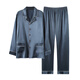 Pajamas yalu pantalon à manches longues de printemps et d'été 2025 Nouveau ensemble de vêtements de chambre climatisés à la maison climatisée mince d'âge moyen 1098 # L