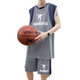 
Aoji summer student basketball uniform suit for youth sports vest shorts trend 6636 blue (vamp + shorts) L 90-110Jin [Jin equals 0.5 kg]