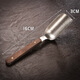 Xiangmanchu solid wood handle pure titanium teaspoon teaspoon tea shovel tea taking tea tool drinking tea shovel metal tea taking tea new upgrade wooden crystal pure titanium tea spoon