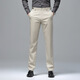 Jiumuwang Frühlings- und Sommer neue Männer -Casual Hosen -Geschäftsleute für Männer Kleidung Vaters Lange Hosen lose geradlinige elastische Herrenhosen 9892 Black 29
