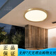 
Heart mirror full copper outdoor ceiling light villa gate ultra-thin front light outdoor aisle balcony lamp mosquito-proof courtyard light X3893-400/square