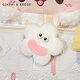 CinvaiKrose official small c/k high-quality plush lamb backpack for women 2025 new lightweight student backpack rainbow white