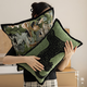 
Sanqihu New Chinese Green Light Luxury Sofa Pillow Cover Pillow Cover Pillow Cover Bed Pillow Cover Chuangying 1283 Zhuqing 45x45cm Pillow Cover