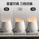 Difang Asakusa 120ml Flame Aromatherapy Machine Essential Oil Aromatherapy Machine Diffuser Remote Control Silent Ultrasonic Humidifier White