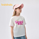 Balabala children's clothing children's short-sleeved t-shirt girls 2025 summer clothes big children quick-drying sweet tops 208225117006