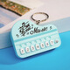 Enérgica Fun Class Fun Fishing Pequeño juguetes para niños Toys Mini Electronic Piano Keychain colgante brillante Música transparente Verde