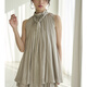 SNIDEL2025 early autumn new product sweet fairy sleeveless bow tie shirt skirt suit SWFO254012 flower pattern M (1)