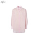 
Eifli (eifini) Eifli large version relaxing and slack shirt for women 2025 summer new versatile commuter basic texture top Pink S 80-110Jin [Jin equals 0.5 kg]