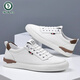 Specht 2025 Herrenschuhe für Frühlings- und Sommer-Herren-Leder-Leder-Leder-Lederschuhe weicher Sohle atmungsaktives vielseitige Brettschuhe mit einem Fuß 826 Viersaison Braun 44 (Standard Lederschuhe Größe Richtiger Schuss)