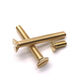 
Tule GB68 brass one-slot countersunk screw counterscrew slotted screw bolts M4M5M6M8M10M12m14m16 m5x12200