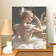 Yu Senyi's ballet girl digital oil painting 2024 new characters hand-filled DIY hand-painted colored oil painting W3882 40x60cm gold outer frame collapse solid wood inner frame +