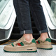Changxiang Huili men's shoes 2025 new trendy shoes outdoor extra-large size sports and casual shoes 47 Korean versatile couple's shoes Mi-green 6175 40