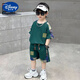 Disney casual boy fashion suit 2025 children's fashionable loose summer sleeveless trendy comfortable clothes baby boy 1047 [white] set 90