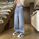 Jeans Men 2025 Summer suelto tendencia retro heterosexual