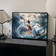 Liuxi 2025 new Nezha 2: The Demon Child's Naohai Digital Oil Painting DIY Hand-painted Graffiti Cartoon Decoration LL12176 50*70cm Thick solid wood inner frame + beautiful outer frame