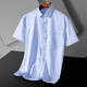 Gy Goldlion 2025 Summer Nuevo camisa de algodón de manga corta Negocio para hombres Camisa de moda de moda para jóvenes DX6630 38