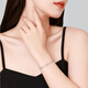 Chao Acer Platinum Star Bracelet for Women PT950 Platinum Hand Jewelry Double Layer Bracelet Birthday Gift for Women Price: 690 yuan including labor cost, chain length is about 15cm + tail chain 5.2g