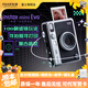 FUJIFILM instax mini EVO instant camera uses 3-inch photo paper EVO black combination 20 pieces of photo paper + camera bag + shoulder strap + lens cover official standard
