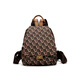 LMK French LMK brand light luxury backpack for women 2025 new versatile women casual anti-theft travel small backpack trend brown [anti-theft casual ladies backpack]