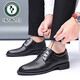 
Woodpecker head layer cowhide men's sandals summer genuine leather hollow leather shoes business casual height-enhancing British lace-up men's shoes 9928 black hollow sandals 44