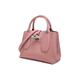 Longchamp (longchamp) fashionable casual simple solid color cowhide leather one-shoulder handbag small women's antique pink small