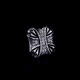 Brooch pour hommes simples et polyvalent pour hommes à collier pour hommes Brooch Brooch Brooch Retro Gyacinth Platinum Materif