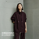 Peacebird [Same Model in Shopping Mall] Zhang Jingyi The same blackberry Bath style hunting jacket 25 windbreaker jacket A1BBF3524 Fig purple XS 150