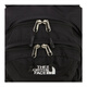 Das Nordgesicht einfache und vielseitige Marke Sticked Logo Nylon Rucksack für Männer und Frauen, Paare, Schwarz schwarz