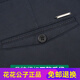 
Playboy (PLAYBOY) high-end pure cotton casual pants for men loose high waist middle-aged business middle-aged and elderly daddy summer thin long pants fashionable thin style 6629-20 dark blue near black elastic 38