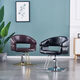 
Dilanmu Barber Shop Chair [3878 people praised] Haircut Chair Special Hair Cutting Chair for Hair Salon lifting and rotating simple off-white with foot pedal