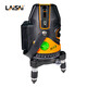 Laise laser infrared level high-precision strong light thin line 12 line green light blue light automatic wall-mounted LSG686SPD green light five-wire double electric