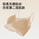 SecretWorld Liquid Foundation Underwear Women's Invisible Seamless Small Breast Gathering Breathable Wireless Summer Thin Thin Shoulder Straps Beautiful Back Bra