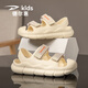 Delhui Kindersandalen nicht rutschfeste Softbeutel-Toe Schuhe Loch Schuhe Strand Schuhe Mittelschule Kinder Jungen Sandalen Mädchen Strand Schuhe Beige 32