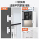 TMJD MISS refrigerator door buckle water dispenser drawer lock multi-function lock refrigerator door closer safety drawer automatic lock punch-free closer refrigerator does not close tightly baby anti-opening artifact suitable for single-open refrigerator door water dispenser two pack