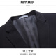 Wirpta high-end brand suit men's suit 2025 new business two-piece suit casual suit groom wedding dress for men black (spot Suda) M 170