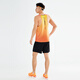 Do-win God Walker SE vest men's summer breathable professional marathon running sleeveless T-shirt 2112020 Orange 3XL