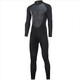 Big ball and small circle. 5mm long-sleeved warm wetsuit for men. One-piece sun protection and waterproof female snorkeling suit for surfing and cold-proof swimming. Upgraded model. Classic one-piece black S size 80-95Jin Jin is equal to 0.5 kg