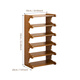 Ou Runzhe simple shoe rack household wooden door multi-layer dormitory storage rack bamboo shoe cabinet 6 layers 50