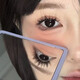 Eyelashes 100 clusters large capacity glue-free small dog false eyelashes for lazy people thick natural cartoon simulation segmented new style 100 clusters canine glue-free false eyelashes glue-free and easy to use to make your eyes bigger in seconds